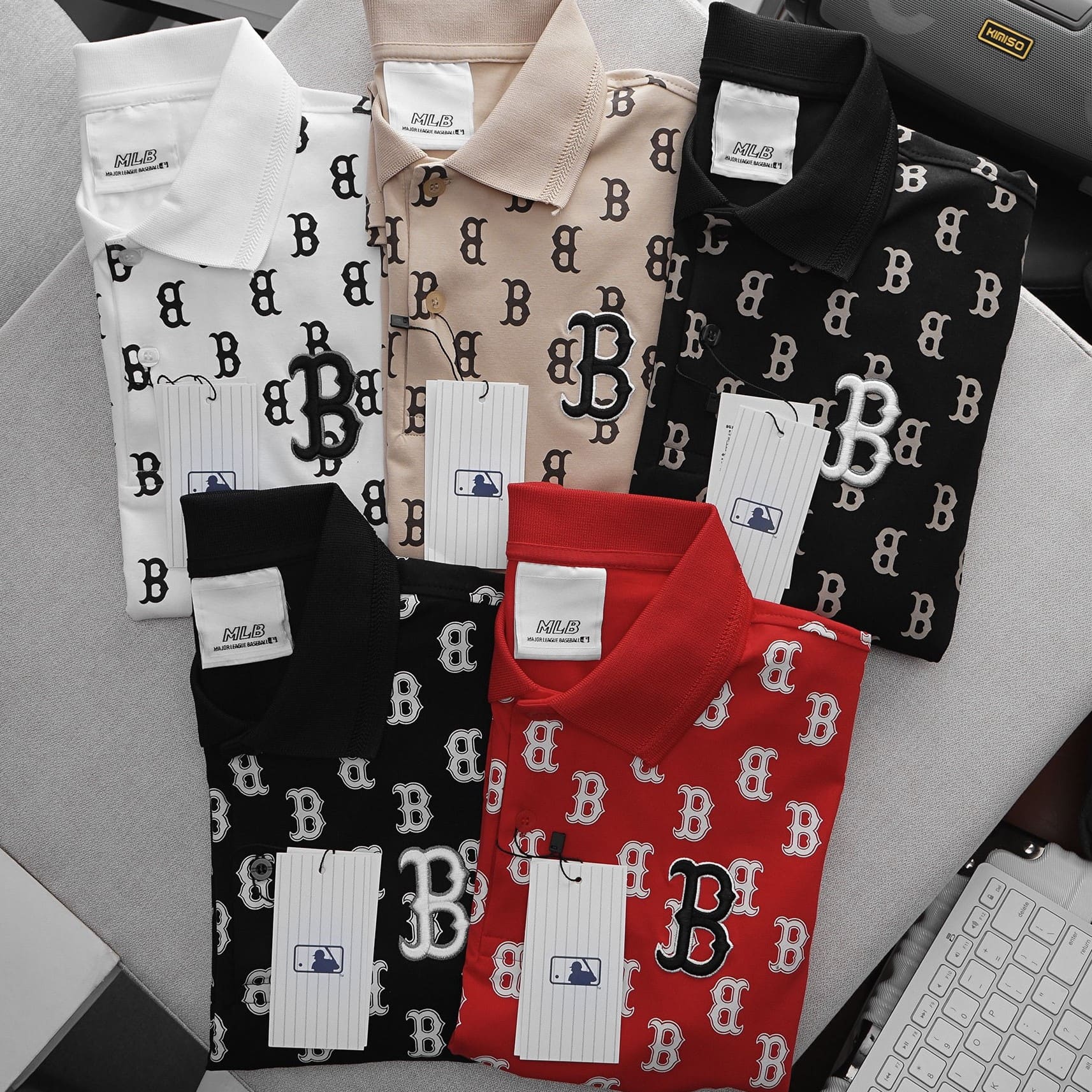 ÁO THUN UNISEX POLO MLB BOSTON 4